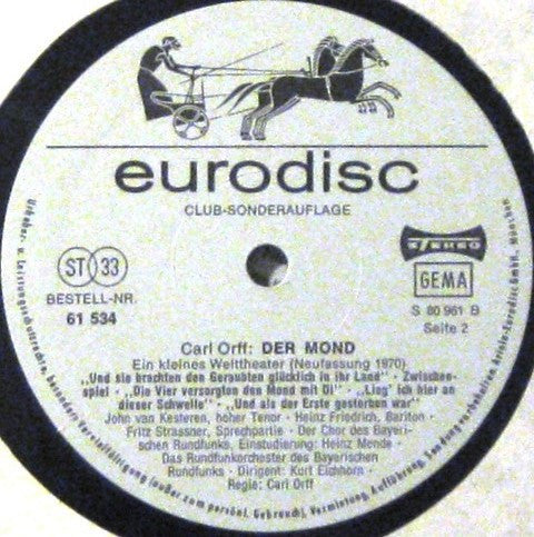 Carl Orff : Der Mond (2xLP, Club + Box)