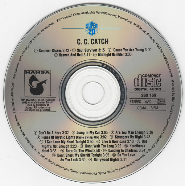 C.C. Catch : Super 20 (CD, Comp)