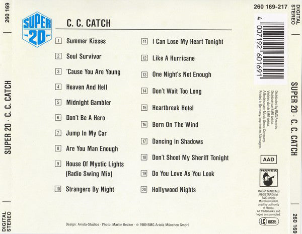C.C. Catch : Super 20 (CD, Comp)