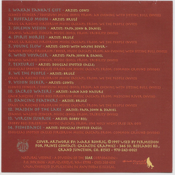 Paul Laroche, Douglas Spotted Eagle, Conti, Robby Bee : Visions & Rhythms Sampler I (CD, Smplr)