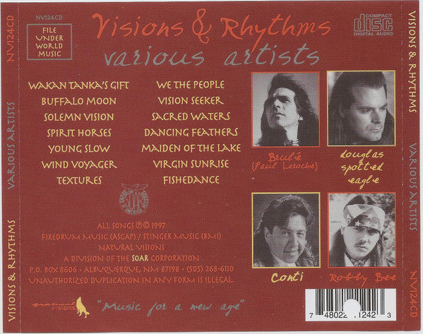 Paul Laroche, Douglas Spotted Eagle, Conti, Robby Bee : Visions & Rhythms Sampler I (CD, Smplr)