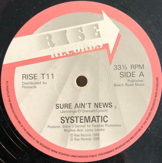 Systematic (8) : Sure Ain't News (12")