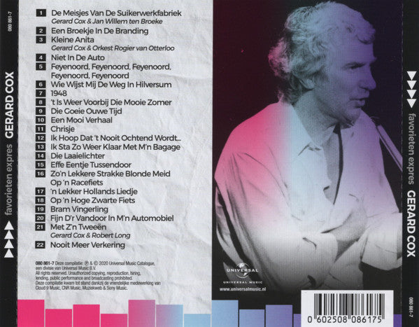 Gerard Cox : Favorieten Expres (CD, Comp)