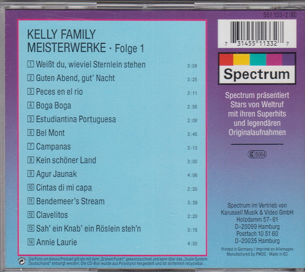 The Kelly Family : Meister-Werke (3xCD, Comp + Box)