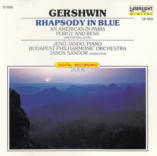George Gershwin / The Budapest Philharmonic Orchestra / Budapest Strings / Jenö Jandó / Janos Sandor : Rhapsody In Blue (CD, Album)