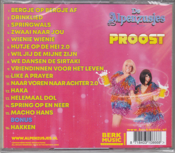De Alpenzusjes (2) : Proost (CD, Album)