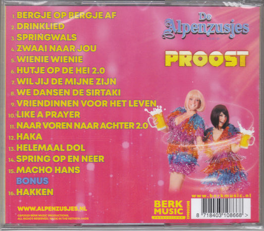 De Alpenzusjes (2) : Proost (CD, Album)