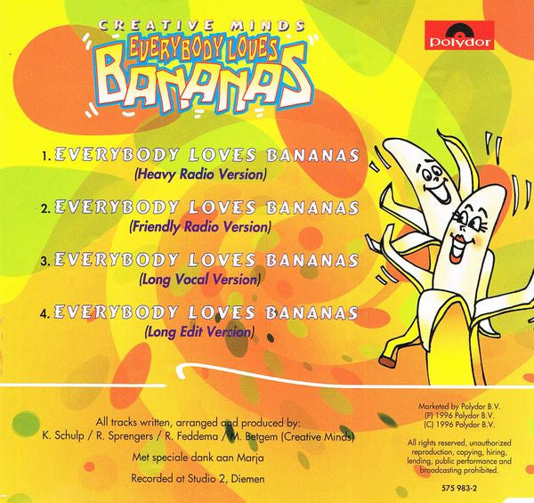 Creative Minds (2) : Everybody Loves Bananas (CD, Maxi)