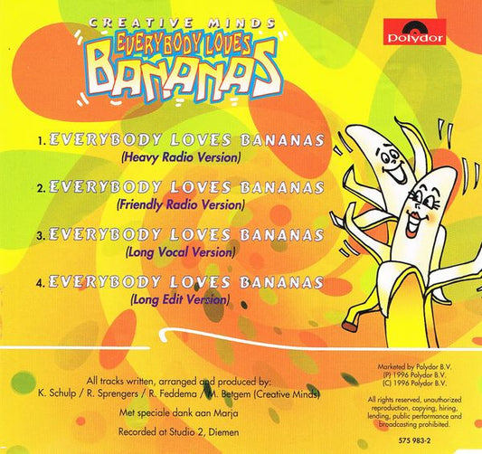 Creative Minds (2) : Everybody Loves Bananas (CD, Maxi)