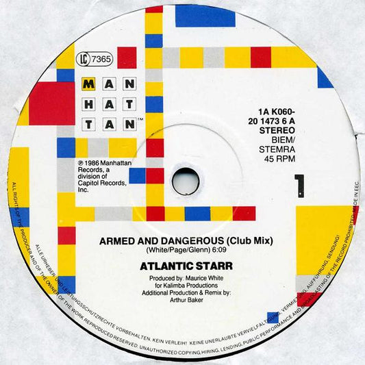 Atlantic Starr : Armed And Dangerous (12")