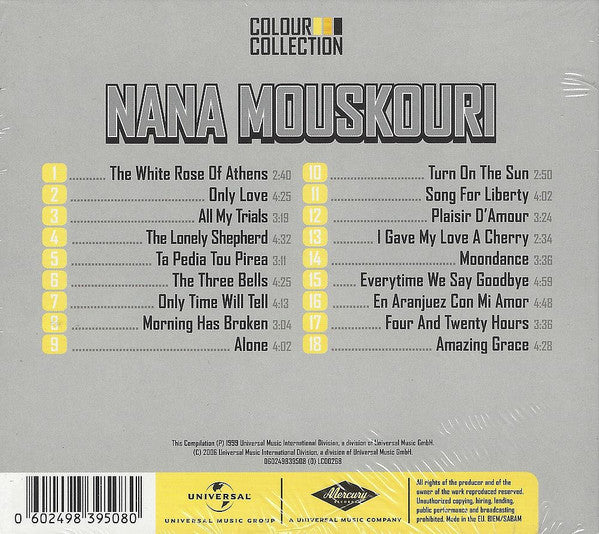 Nana Mouskouri : Colour Collection (CD, Comp, Dig)