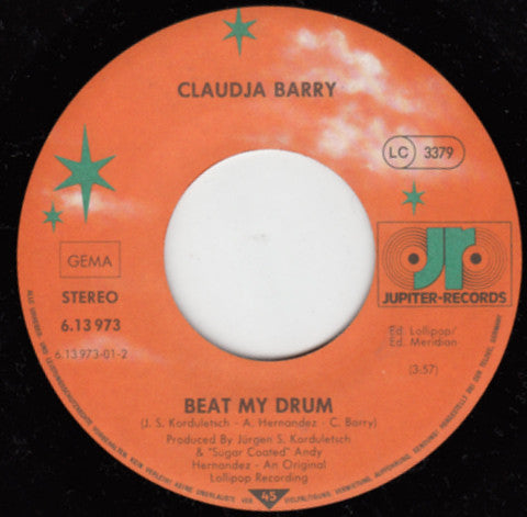 Claudja Barry : For Your Love (7", Single, Promo)