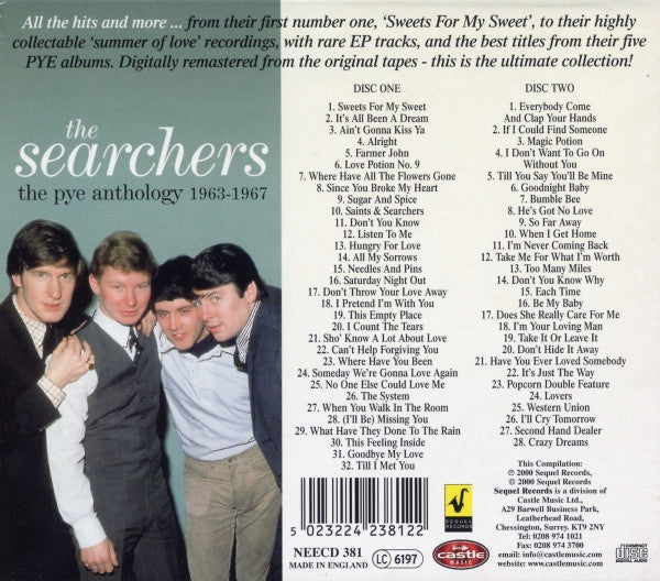 The Searchers : The Pye Anthology 1963-1967 (2xCD, Comp, Mono)