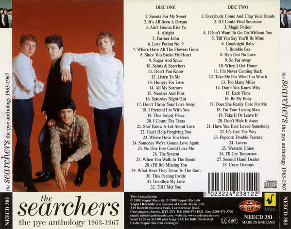 The Searchers : The Pye Anthology 1963-1967 (2xCD, Comp, Mono)