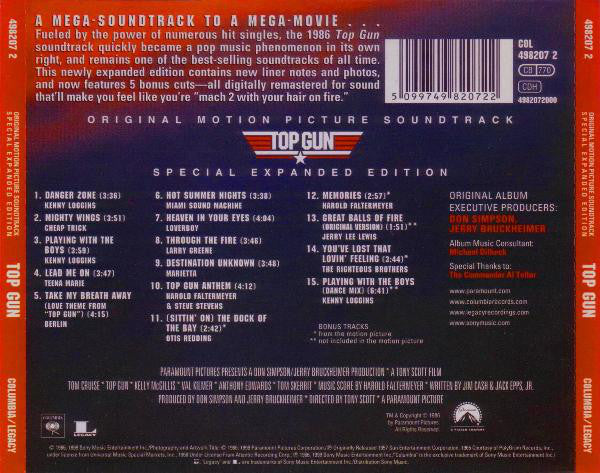 Various : Top Gun - Original Motion Picture Soundtrack (Special Expanded Edition) (CD, Album, RE, S/Edition)