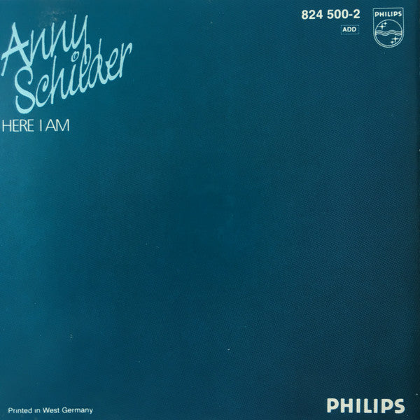 Anny Schilder : Here I Am (CD, Album, RE)