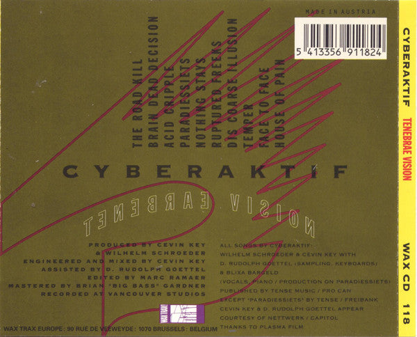 Cyberaktif : Tenebrae Vision (CD, Album)