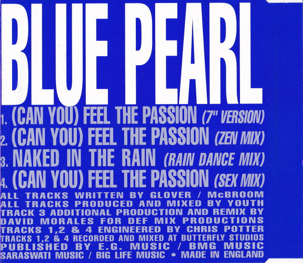 Blue Pearl : (Can You) Feel The Passion (CD, Single)