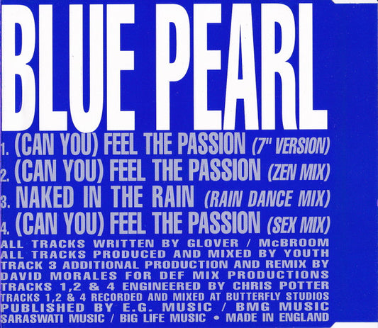Blue Pearl : (Can You) Feel The Passion (CD, Single)