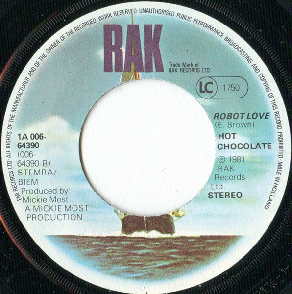 Hot Chocolate : You'll Never Be So Wrong (7", Single)