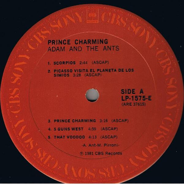 Adam And The Ants : Prince Charming (LP, Album)