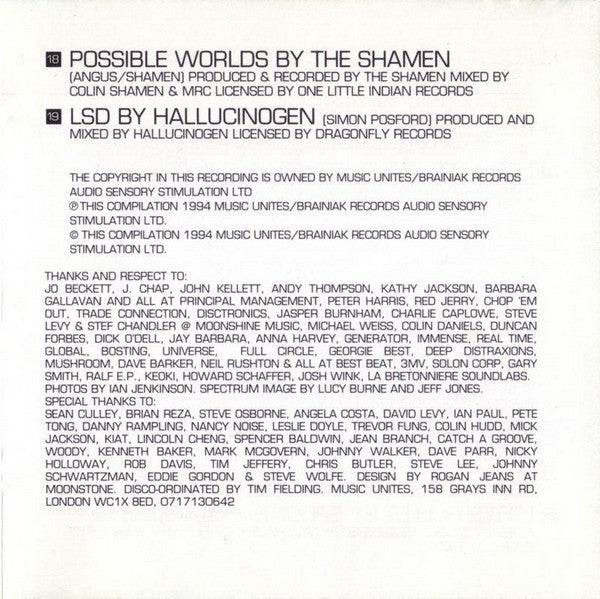 Paul Oakenfold : Journeys By DJ Volume 5: Journey Through The Spectrum (CD, Comp, Mixed)