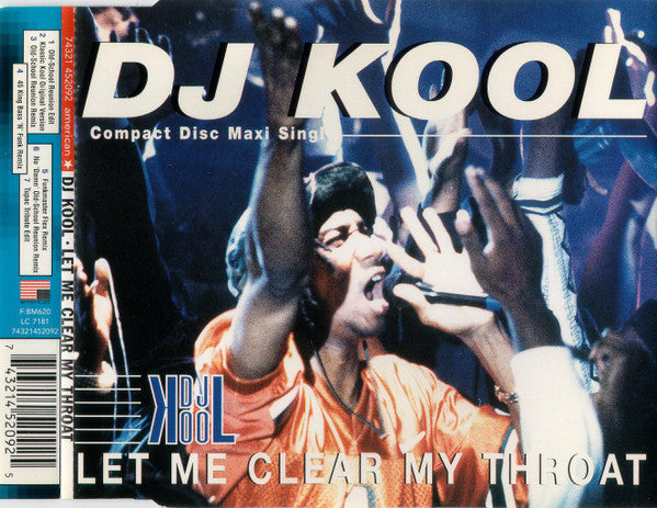 DJ Kool : Let Me Clear My Throat (CD, Maxi)