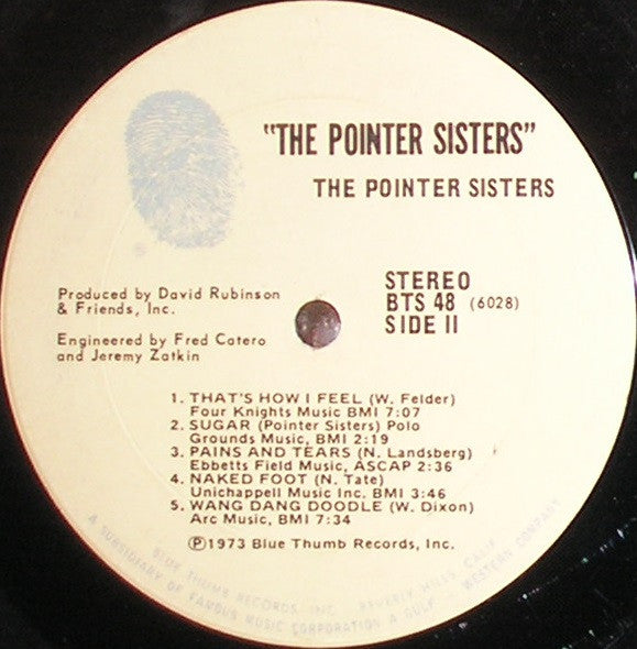 Pointer Sisters : The Pointer Sisters (LP, Album, Ter)