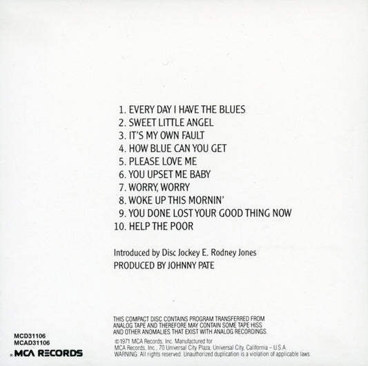 B.B. King : Live At The Regal (CD, Album, RE)