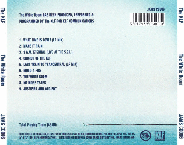The KLF : The White Room (CD, Album)