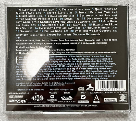 Andy And The Bey Sisters : Andy Bey And The Bey Sisters (CD, Album, Comp)