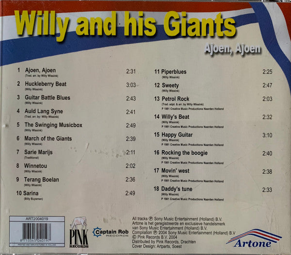 Willy And His Giants : Ajoen, Ajoen (CD, Album, RE)