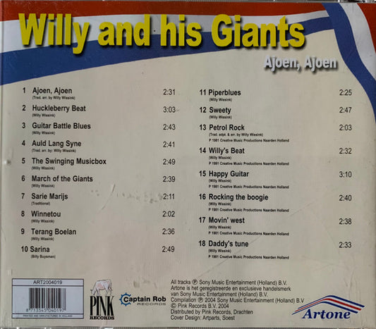 Willy And His Giants : Ajoen, Ajoen (CD, Album, RE)