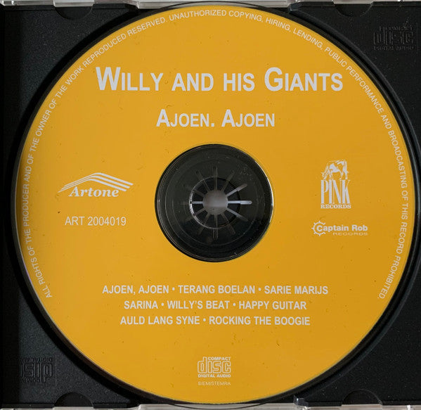 Willy And His Giants : Ajoen, Ajoen (CD, Album, RE)