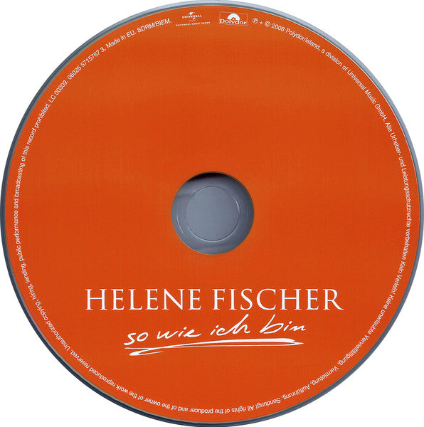Helene Fischer : So Wie Ich Bin (CD, Album, RE, S/Edition, Pla + DVD-V)