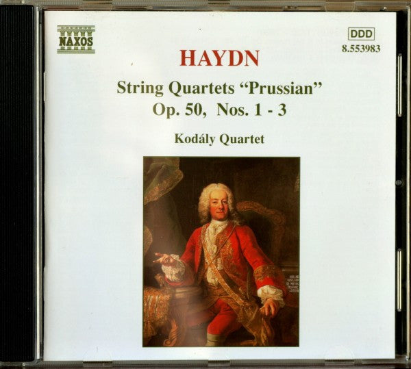 Joseph Haydn - Kodály Quartet : String Quartets "Prussian" - Op. 50 - Nos. 1 - 3 (CD, Album)