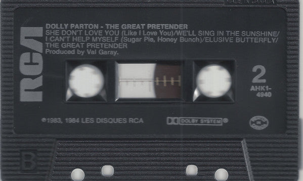 Dolly Parton : The Great Pretender (Cass, Album)