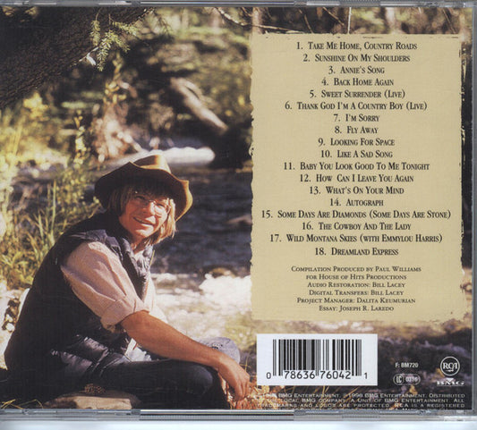 John Denver :  Greatest Country Hits (CD, Comp)