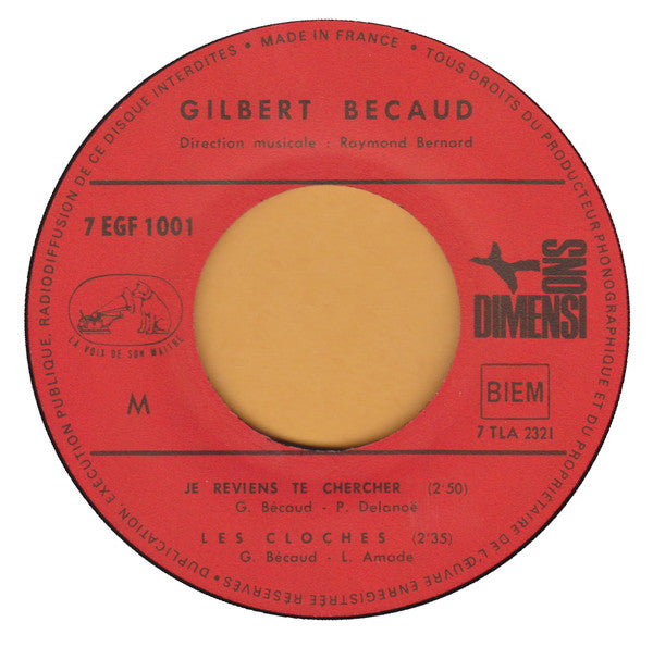 Gilbert Bécaud : La Rivière (7", EP)