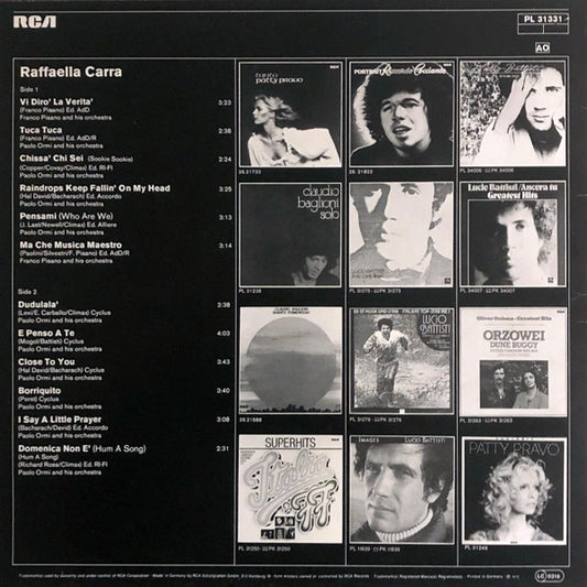 Raffaella Carrà : Raffaella Carrà (LP, Comp)