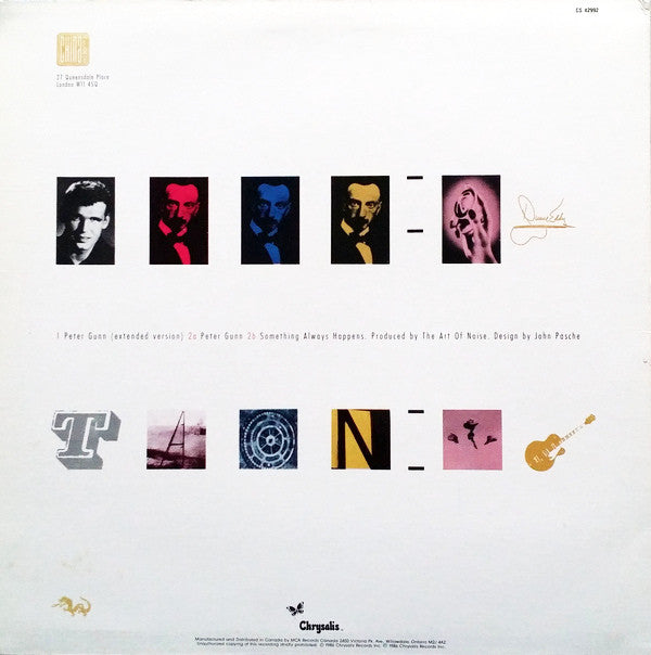 The Art Of Noise Featuring Duane Eddy : Peter Gunn (Extended Version) (12", Single)