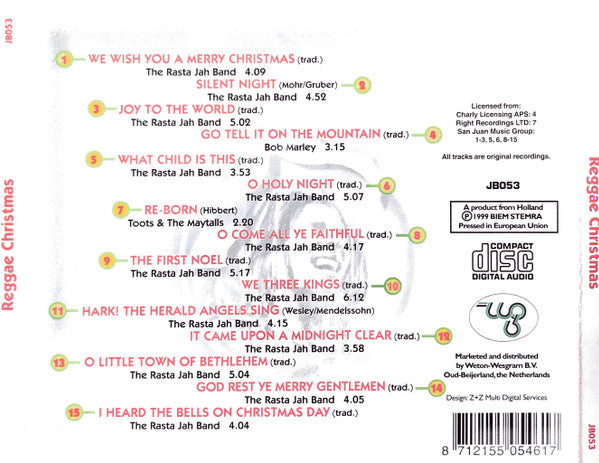 Various : Reggae Christmas (CD, Album, Comp)