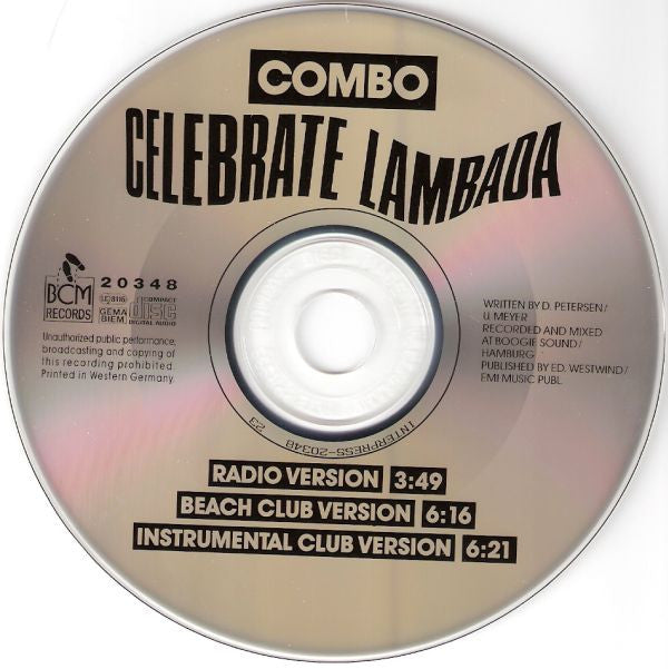 Combo (14) : Celebrate Lambada (CD, Maxi)