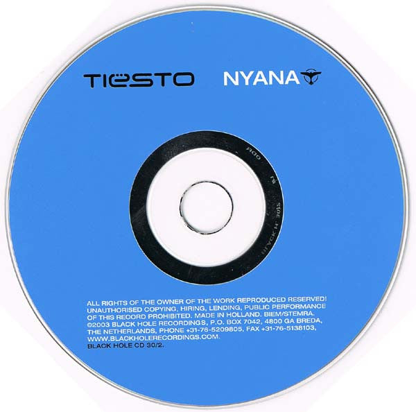 DJ Tiësto : Nyana (2xCD, Comp, Mixed, Sli)