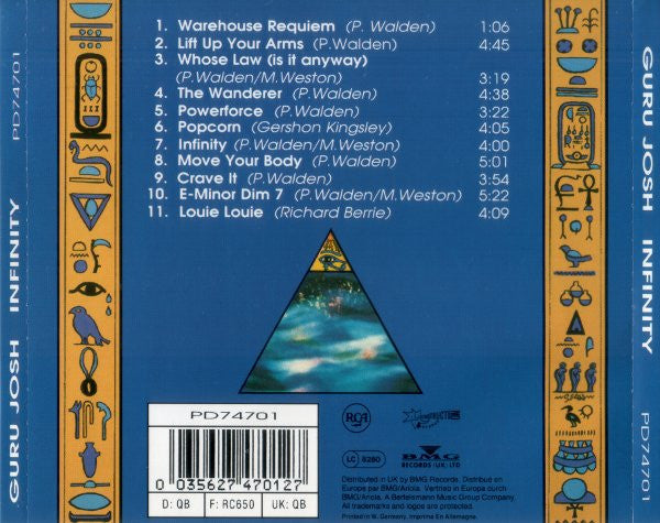 Guru Josh : Infinity (CD, Album)