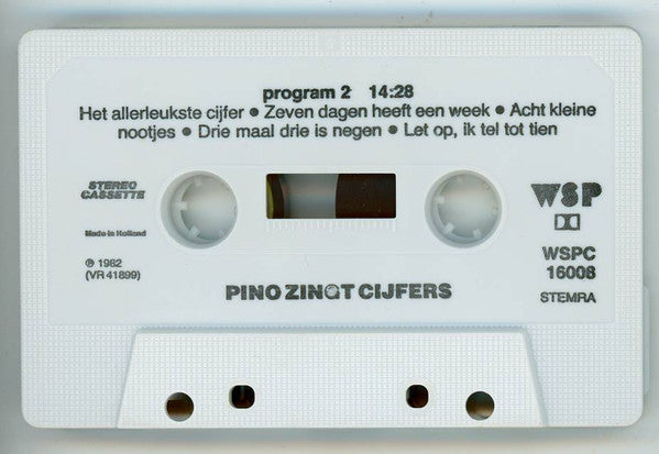 Sesamstraat : Pino Zingt Cijfers (Cass, Album)