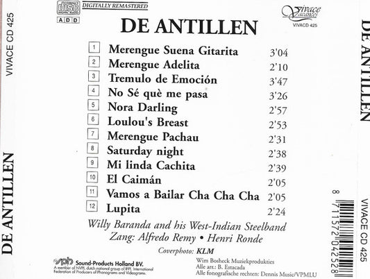 Willy Baranda And His West-Indian Steelband : De Mooiste Muziek Uit  - De Antillen (CD, Album)