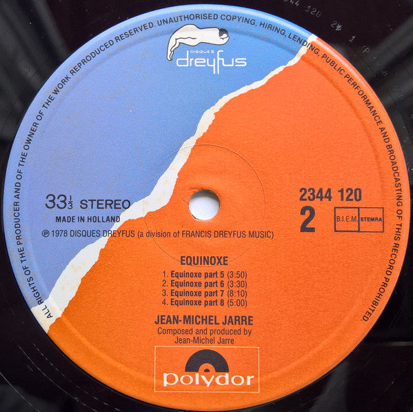 Jean-Michel Jarre : Equinoxe (LP, Album)