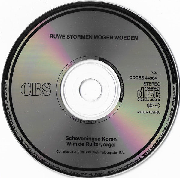 Various : Scheveningse Koren. Ruwe Stormen Mogen Woeden (CD, Album, Comp)