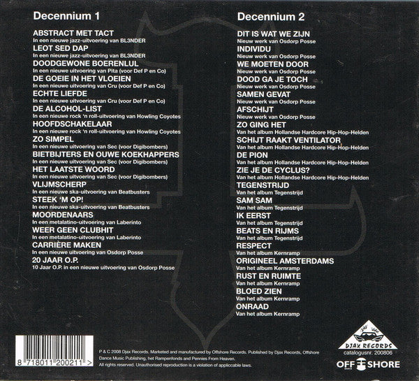 Osdorp Posse : 2 Decennia (2xCD, Album)